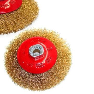 MTX Univerzalna mekana četka od mesinganog diska 125 mm M14