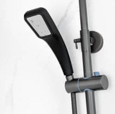 aptel Tuš ručka EKO kromirana crna