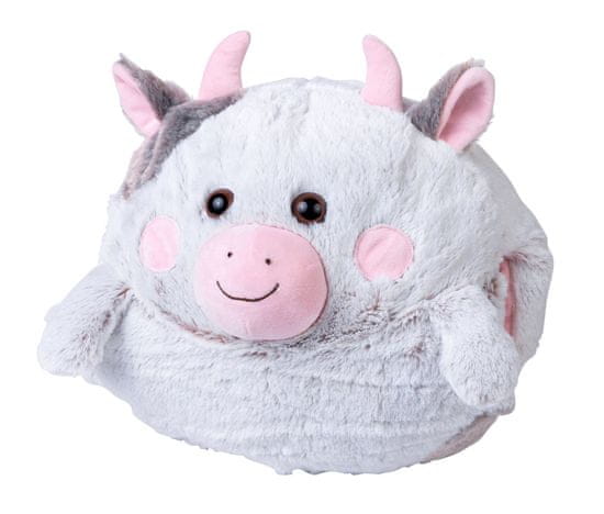 Cozy Noxxiez Plišani jastuk krava, 3 u 1 (HW727)