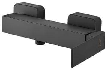 SAPHO SPECTRE Crna Mat Zidna Tuš Miješalica za Vodu - LATUS Serija