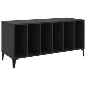 Vidaxl Ormarić za ploče crni 100 x 38 x 48 cm od konstruiranog drva