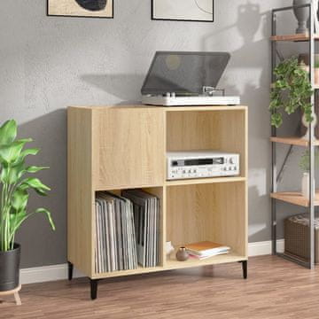 Vidaxl Ormarić za gramofone Sonoma hrast 84,5 x 38 x 89 cm