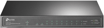 TP-Link mrežni prekidač, 10 portova, Gigabit 8-port PoE/PoE+ (TL-SG1210P)