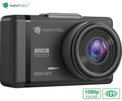 Navitel R500 GPS auto kamera, Full HD, aplikacija, poklon bon, crna