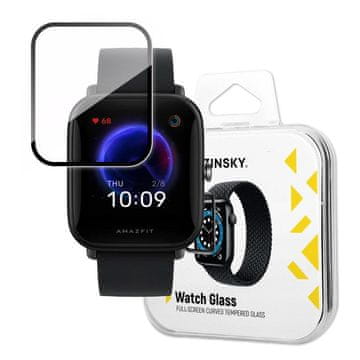 WOZINSKY HIBRIDNO STAKLO ZAŠTITNO ZA ZASLON SATA ZA XIAOMI AMAZFIT BIP U CRNO