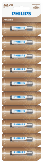 Philips Entry Alkalne baterije, AAA, 10 kom