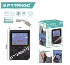 Arrango Retro igraća konzola 400 u 1 - crna
