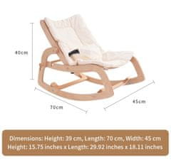 Tuktuk Podesivo dječje ljuljačko stolica