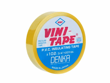 Kemot PVC 0,2 mm x 19 mm x 20m Izolacijska traka, žuta