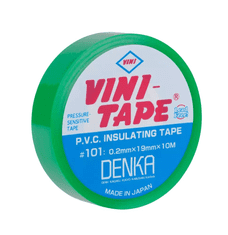 Kemot Izolacijska traka PVC 0,2mm x 19mm x 10m, zelena