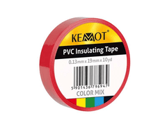 Kemot Izolacijska traka PVC 0,13mm x 19mm x 10m, CRVENA