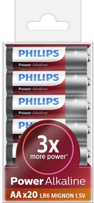 Power Alkalne baterije, AA, Value Pack, 20/1