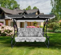 Aga Vrtna ljuljačka 2u1 GRANDLUX XXL Prestige Siva