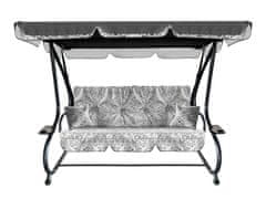 Aga Vrtna ljuljačka 2u1 GRANDLUX XXL Prestige Siva