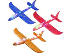 Verkgroup 10 LED aviona od stiropora 49 cm - 3 načina osvjetljenja