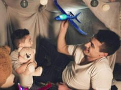 Verkgroup 10 LED aviona od stiropora 49 cm - 3 načina osvjetljenja