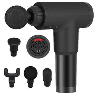 Verkgroup Baterija. bežični pištolj za masažu 4 glave - masažer 6 razina