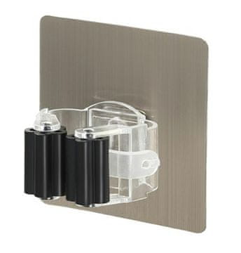 aptel Univerzalni samoljepljivi 3M zidni držač za ručke, krom