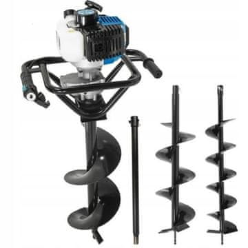 BAUG tools Dvoručna motorna bušilica 5,2KM + 3 bušilice 150-200-250mm