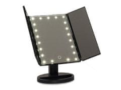 Verkgroup Povećalo kozmetičko ogledalo s 22 LEDS USB Black