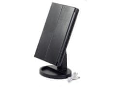 Verkgroup Povećalo kozmetičko ogledalo s 22 LEDS USB Black