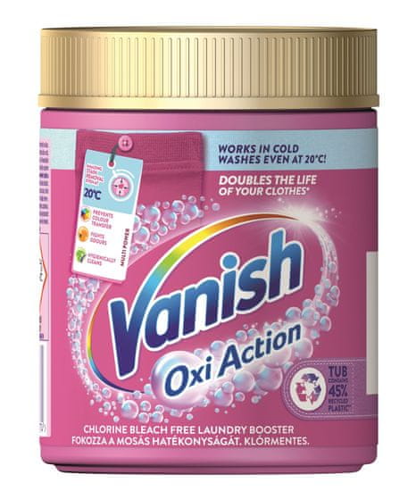 Vanish Oxi Action prašak za uklanjanje mrlja, 470 g
