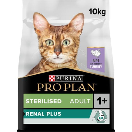Purina Pro Plan CAT STERILISED RENAL PLUS, puretina, 10 kg