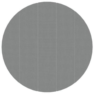 Vidaxl Platno za tlo ispod bazena svjetlosivo Ø550 cm poliesterska