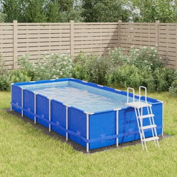 Vidaxl Prostirka za bazen svijetlosiva 500x250 cm poliesterski geotekstil