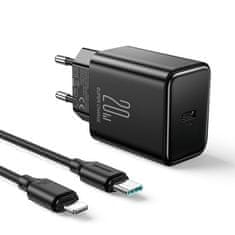 Joyroom JR-TCF06 punjač USB-C 20W + kabel USB-C / Lightning, crno