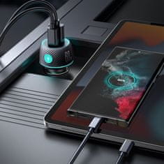 Joyroom JR-CCN01 auto punjač USB / USB-C 60W, crno