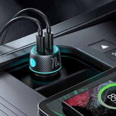 Joyroom JR-CCN02 auto punjač 2x USB-C 70W, crno