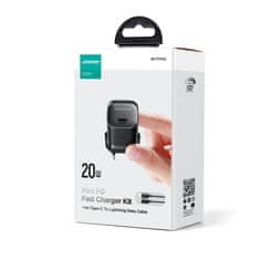 Joyroom JR-TCF02 punjač 20W + kabel USB-C / Lightning, crno