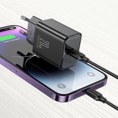Joyroom JR-TCF06 punjač USB-C 20W + kabel USB-C / Lightning, crno