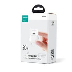 Joyroom JR-TCF02 punjač 20W + kabel USB-C / Lightning, bijela