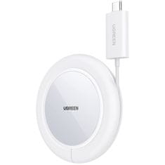 Ugreen CD245 MagSafe bežični punjač USB-C 15W, bijela