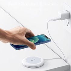 Ugreen CD245 MagSafe bežični punjač USB-C 15W, bijela
