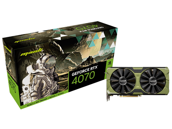 Manli GeForce RTX­­ 4070 grafička kartica, 12 GB GDDR6X (M-NRTX4070-M2545)