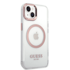 Guess GUHMP14SHTRMP maskica za iPhone 14 6.1, prozirna, MagSafe