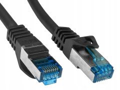 LogiLink CQ3013S Cat.6A S/FTP patch kabel 0,25 m crni