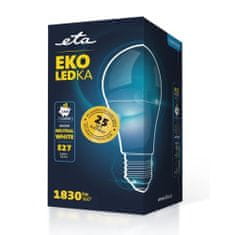 ETA LED žarulja E27, 18 W, neutralna bijela, 4000 K, 1830 lm, 5 komada
