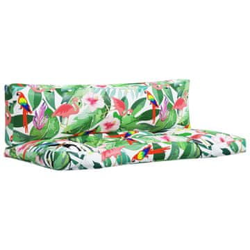 Vidaxl Jastuci za palete 3 kom raznobojni od tkanine Oxford