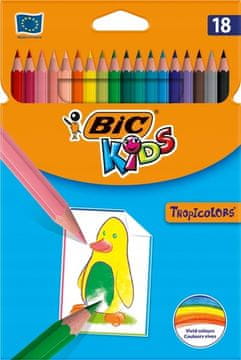 Bic Tropicolors Intensive olovke u boji 18 boja