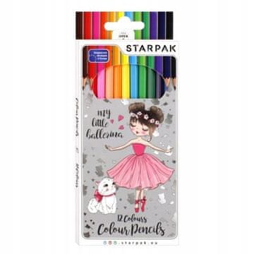 STARPAK Balerina, bojice s 12 boja za djecu