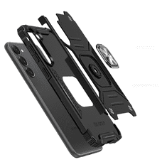 WOZINSKY Oklopna futrola za Samsung Galaxy S23 magnetski držač Ring Armor crna