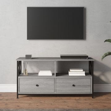 Vidaxl TV stalak, sivi hrast sonoma, 90x33x45 cm