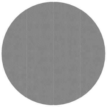 Vidaxl Platno za tlo ispod bazena svjetlosivo Ø428 cm poliesterska