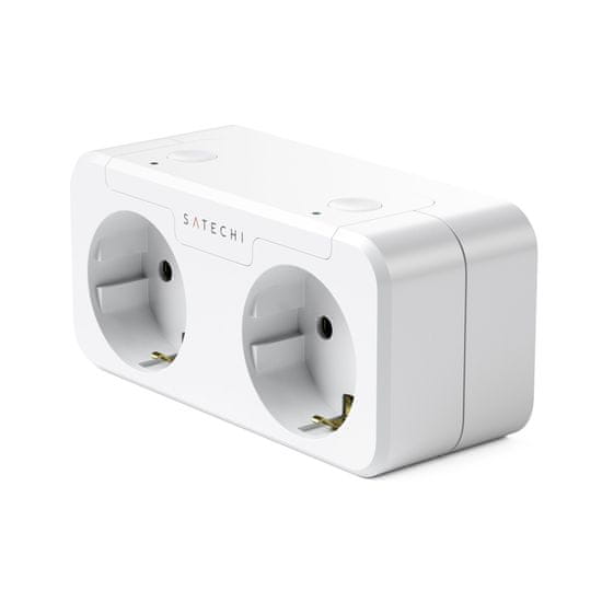 Satechi Dual Smart Outlet dvostruka pametna Wi-Fi 2,4 GHz utičnica (ST-HK20AW-EU)