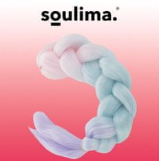 Soulima Kosa Kanekalon sintetičke pletenice Ombre ružičastoplave ISO