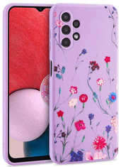 Onasi Liquid Spring maskica ​​za Galaxy A53, silikonska, ljubičasta